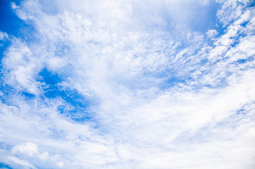 Naklejka na ściany i meble sky with some cloud cirrus