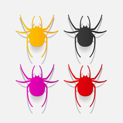 realistic design element: spider