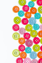 Colourful sewing buttons