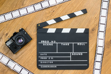 Movie production clapper