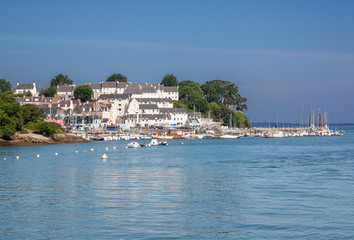 Naklejka premium Vue du port de Tréboul, Douarnenez, Finistère