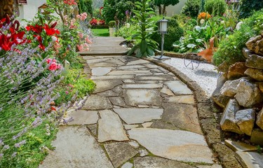 Schöner Gartenbereich