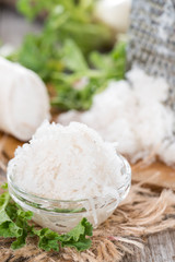 Fresh grated Horseradish