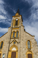 Fototapeta na wymiar Eglise de Villechenève