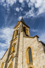 Fototapeta na wymiar Eglise de Villechenève