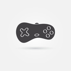 Vector minimal gamepad icon