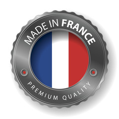 Made in France, French Flag (vector Art)