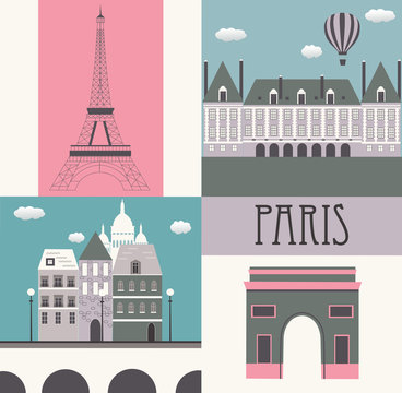 Symbols of Paris.