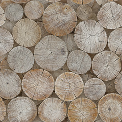 The background of logs. Seamless image