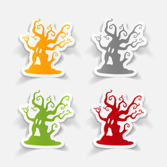 realistic design element: tree