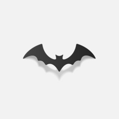 realistic design element: bat