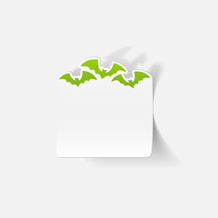 realistic design element: bat