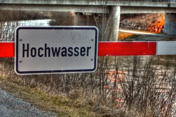 Achtung Hochwasser