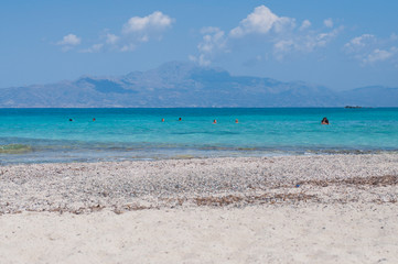 Fototapeta na wymiar Beautiful Summer Seascape in Greece