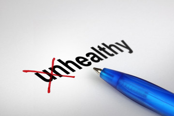 Changing the meaning of word. Unhealthy into Healthy.