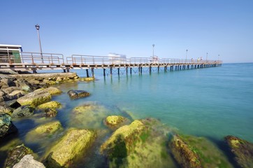 Obraz premium Enaerios pier, Limassol, Cyprus