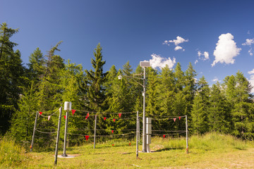 Alpine weather station