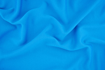 Fototapeta premium Blue fabric texture background