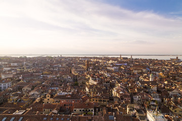 Suggestive Aerial View of Venice