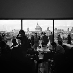 saint paul's cathedral, view from the Tate modern