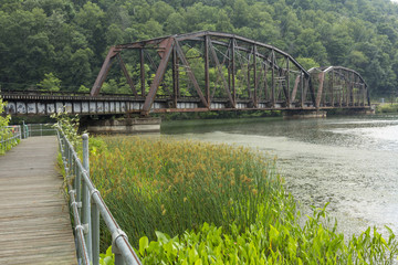 RR Bridge On River