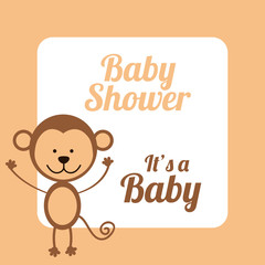 Fototapeta na wymiar Baby shower design