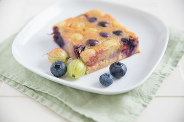 Clafoutis mit Beeren