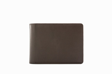 Brown leather wallet.