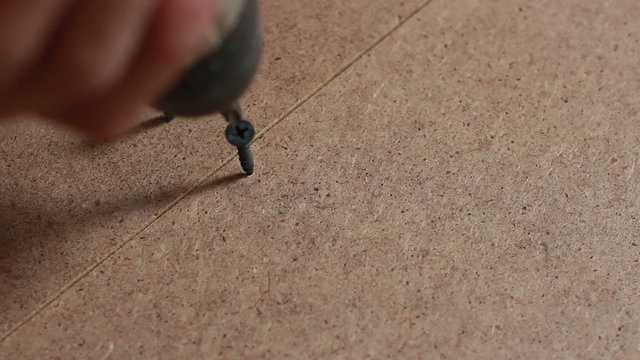 screw twists on the floor