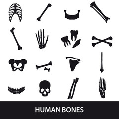 human bones set of icons eps10 - 67854094