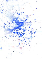 Naklejka premium Blue Blot