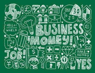 doodle business background