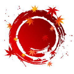 もみじ　紅葉　フレーム