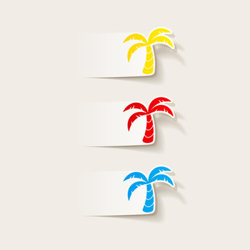 realistic design element: palm
