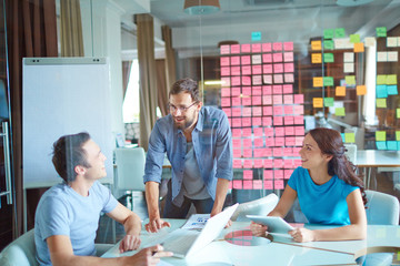 Business group working