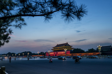 Obraz premium TIANAN gate of Beijing