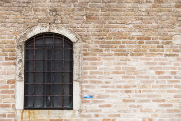 Old vintage window at Venice. Italy