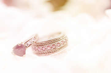 Seamless romantic background. Wedding