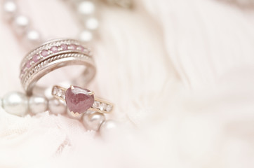 Seamless romantic background. Wedding