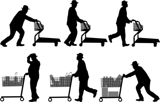 Man shopping