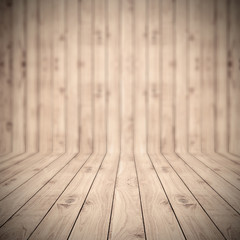 Brown wood planks floor texture with blur background wallpaper f