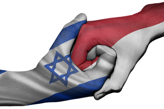 Handshake between Israel and Indonesia