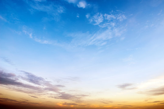 Fototapeta sky in sunrise