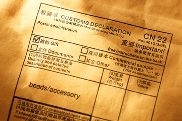 Naklejka premium Post envelope label
