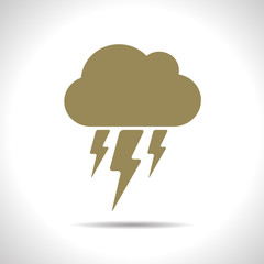 Vector flash icon. Eps10