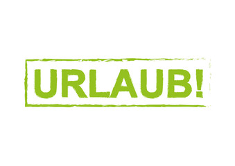 Stempel Urlaub