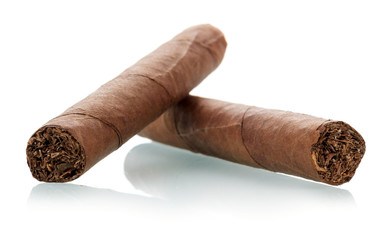 Two cuban cigars