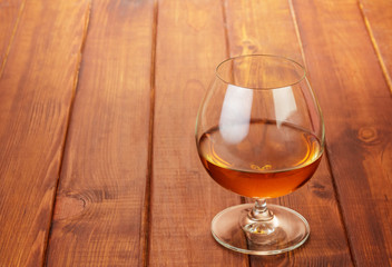 Brandy in glass
