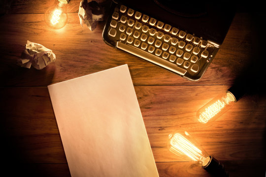 Vintage Typewriter Desk