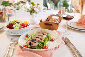 Pork loin with dried plums